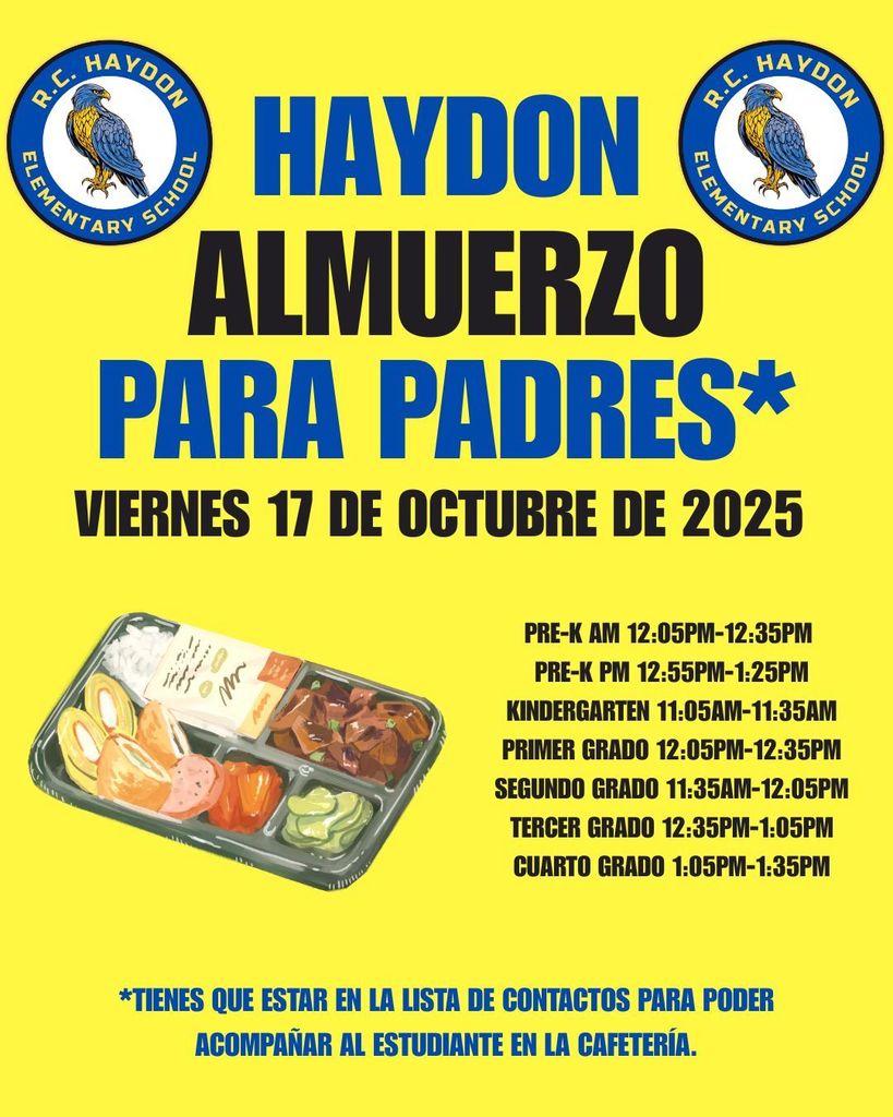 Almuerzo Para Padres 10/17