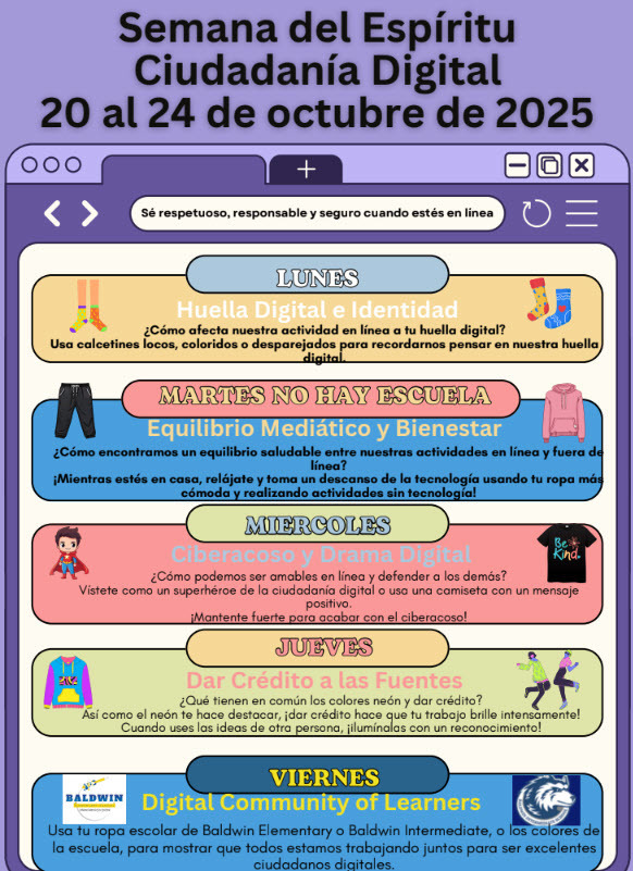 Digital Citizenship Spirt Week