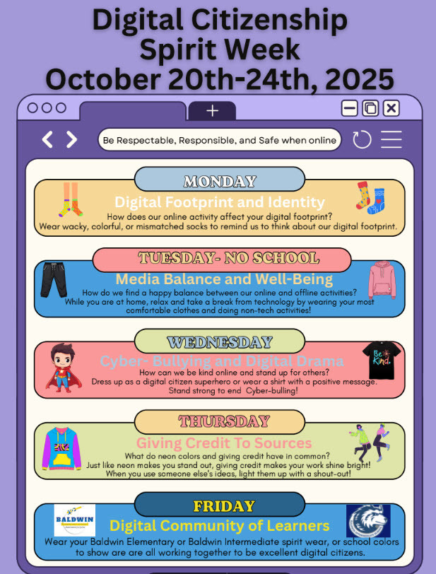 Digital Citizenship Spirt Week