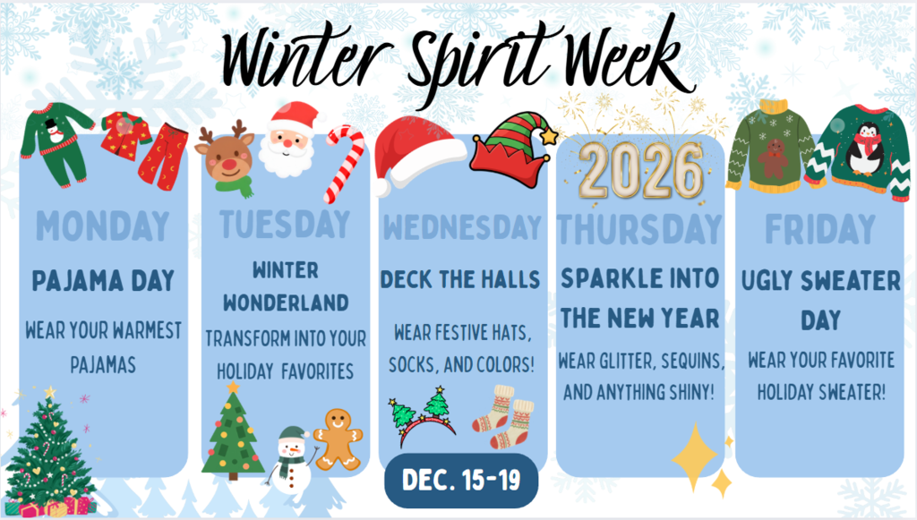 Spirit Week December 15-19