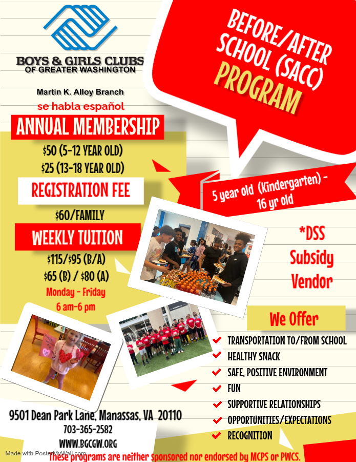 Boys & Girls Club SACC