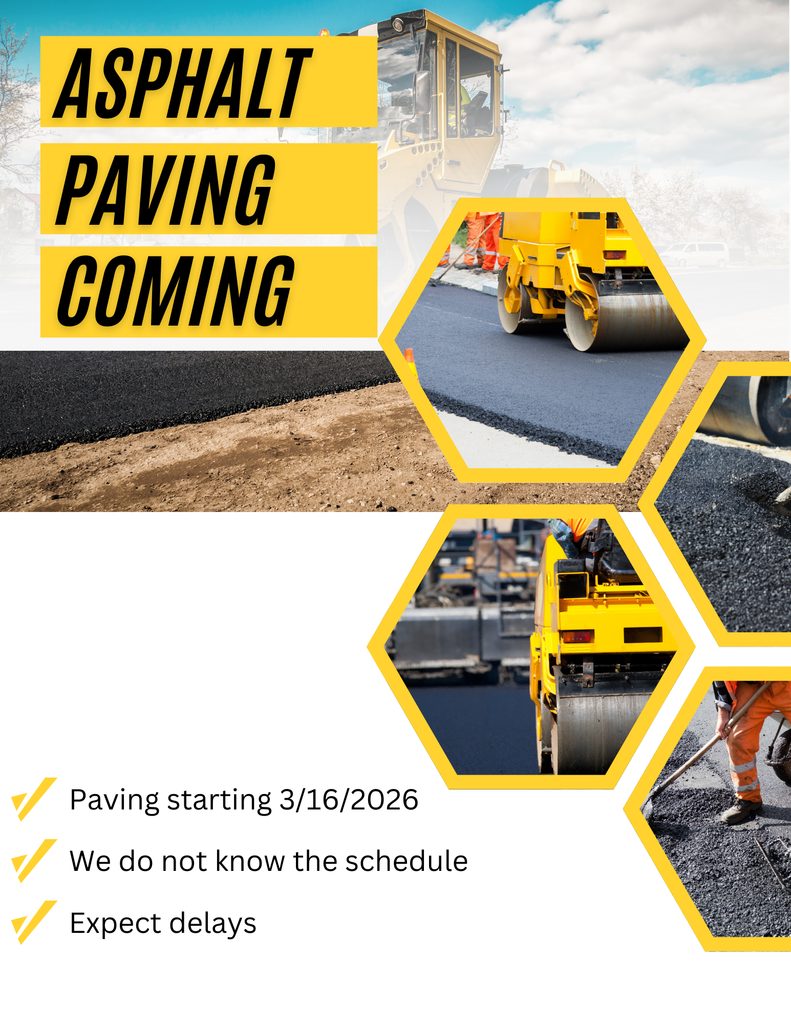 Paving Coming 3/16/26