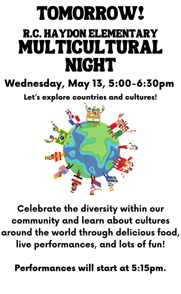 Multicultural Night tomorrow