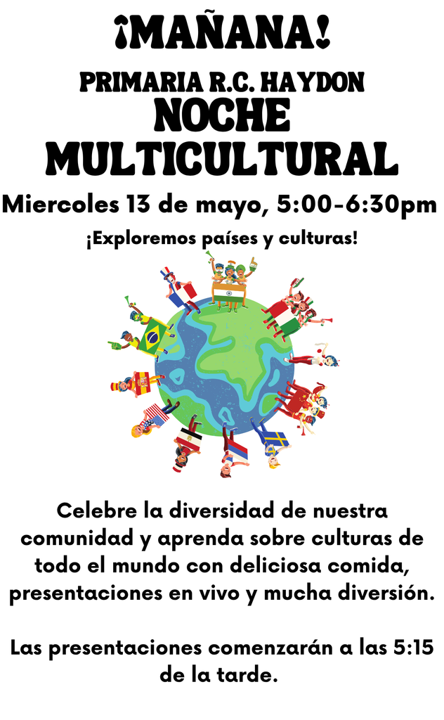Noche Multicultural mañana