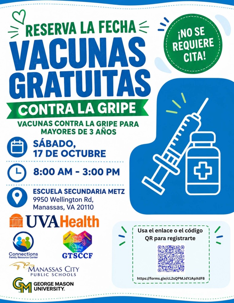 Flu Vaccine Flyer in Spanish