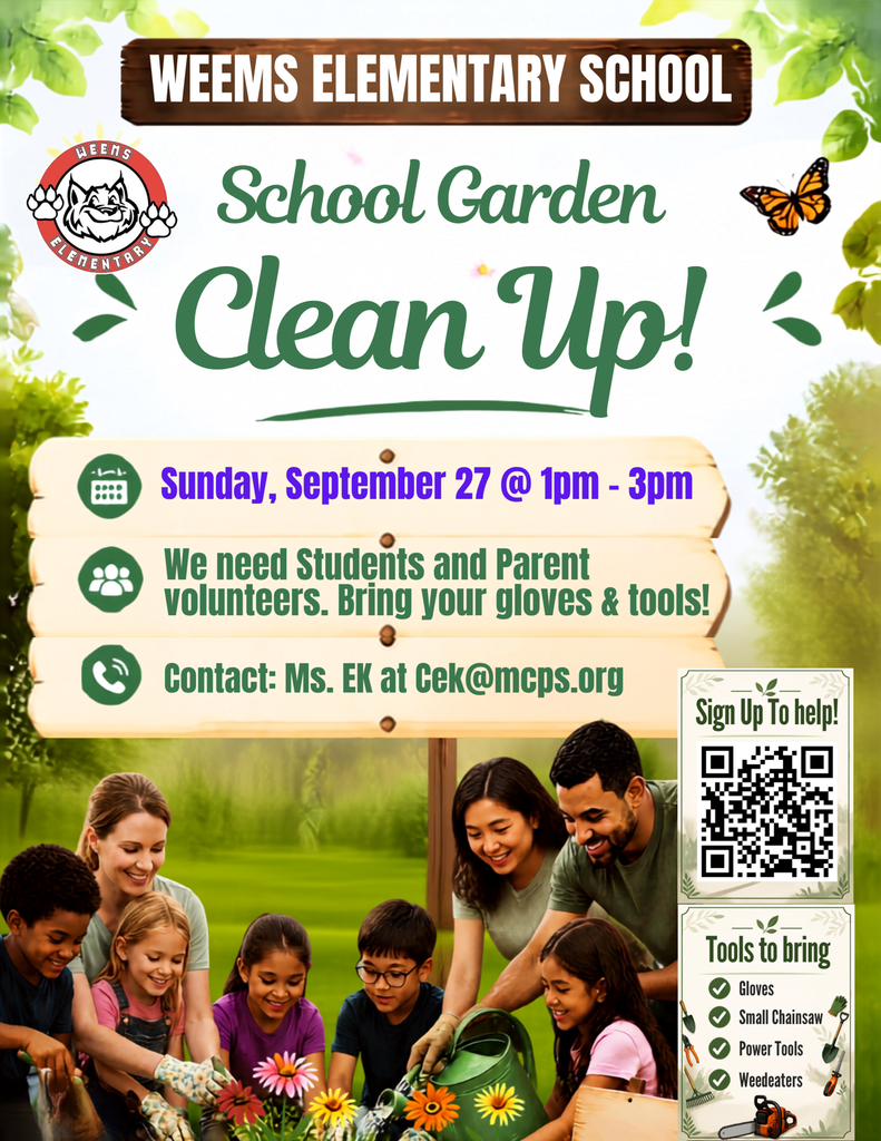 Garden Clean Up flyer