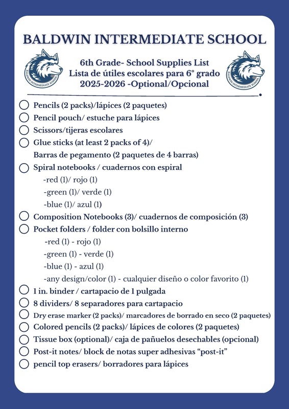 Supply List