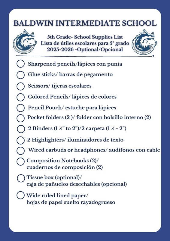 Supply List