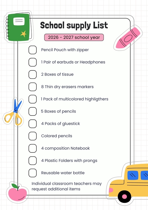 School Supply 2026