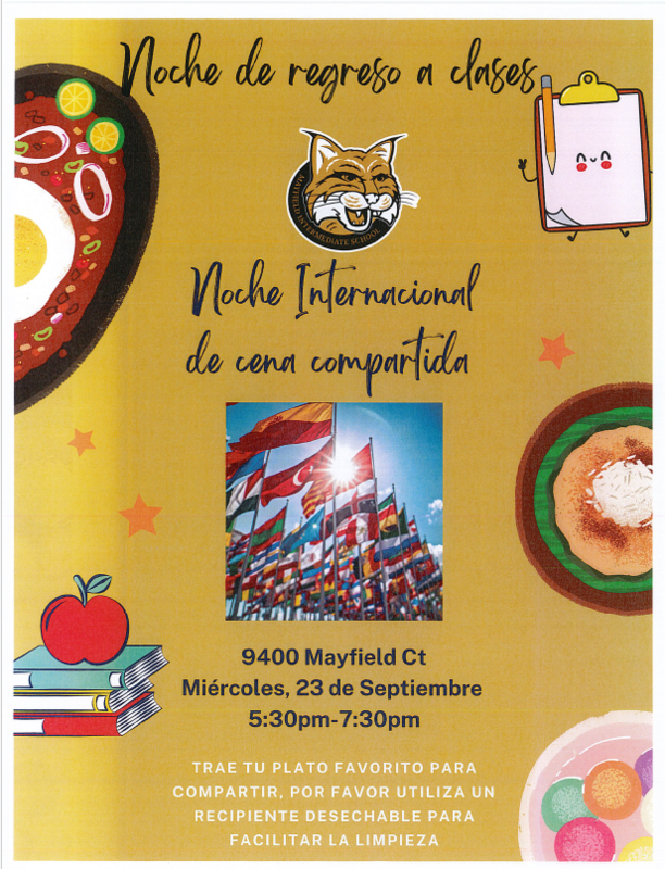 Back to school night