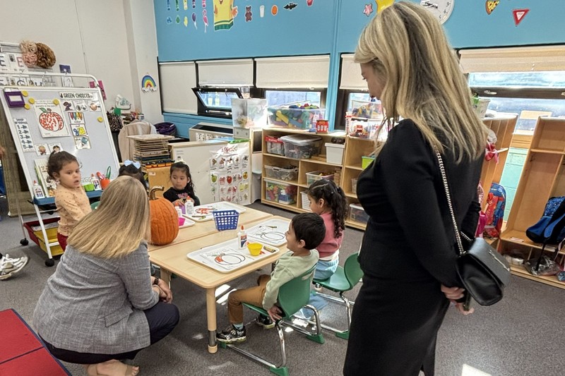 NWFCU Foundation visits PreK class
