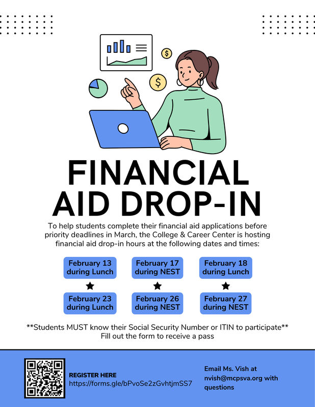 Financial Aid Drop-In Hours