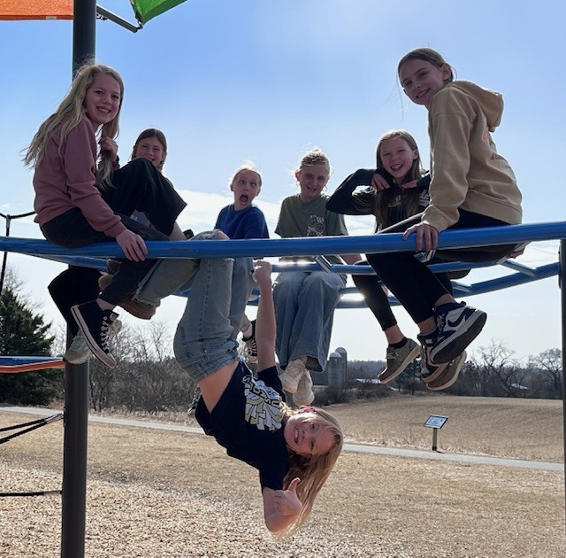 Our 3rd-5th graders were enjoying the warm weather at recess on Monday. We are hoping that the warm weather returns soon!