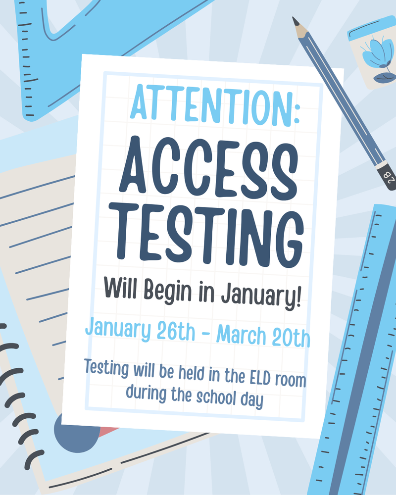Access testing 2026