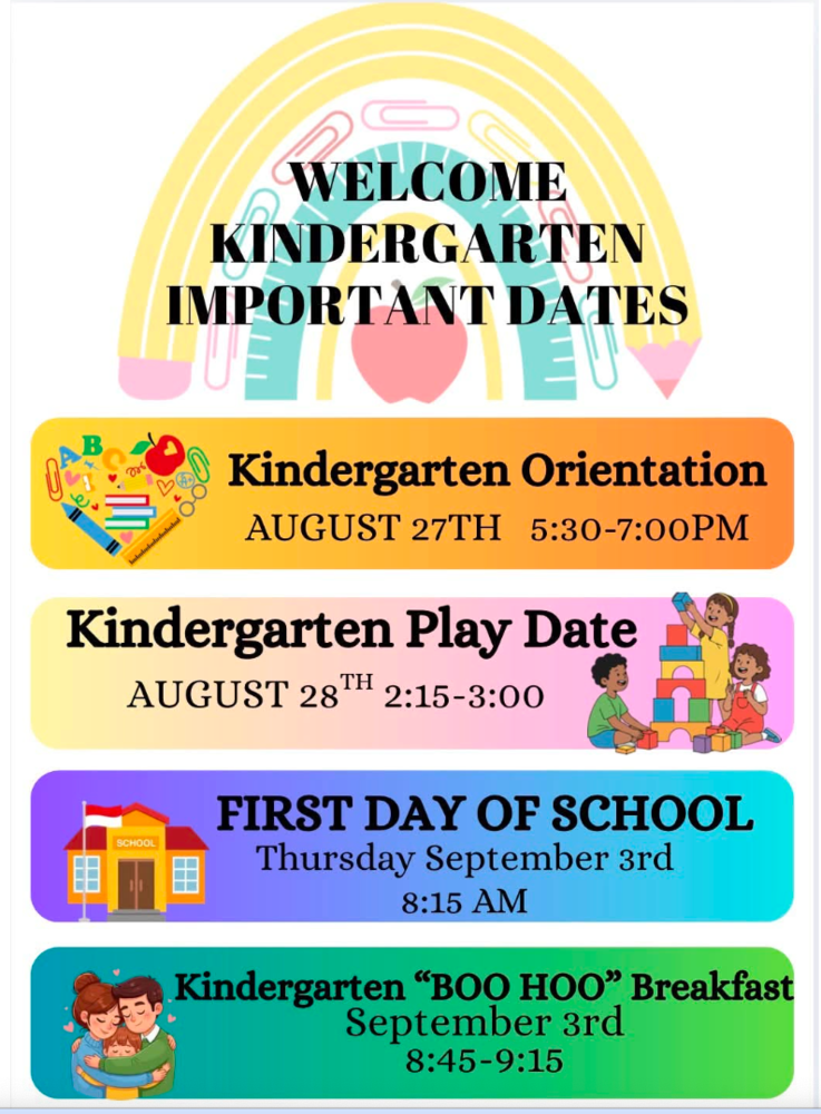 Kindergarten Back to School Events