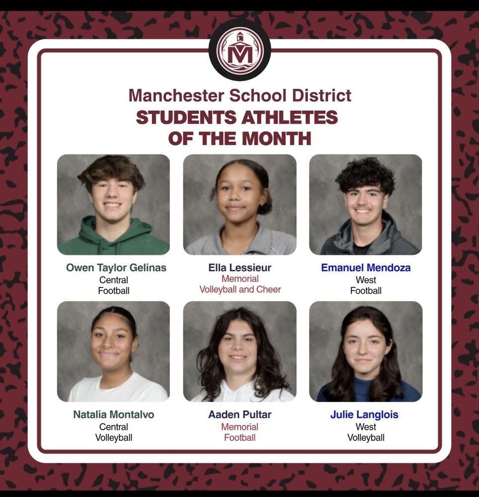 Congratulations Students Athletes of the Month