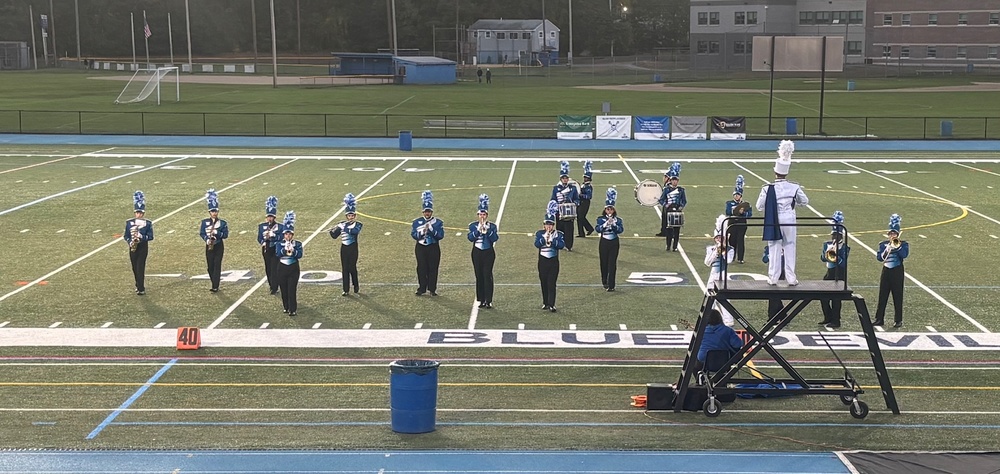 The Band Is Out On the Field!