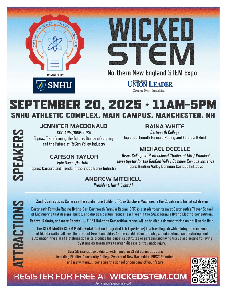 Flyer: Wicked STEM - Northern New England STEM Expo