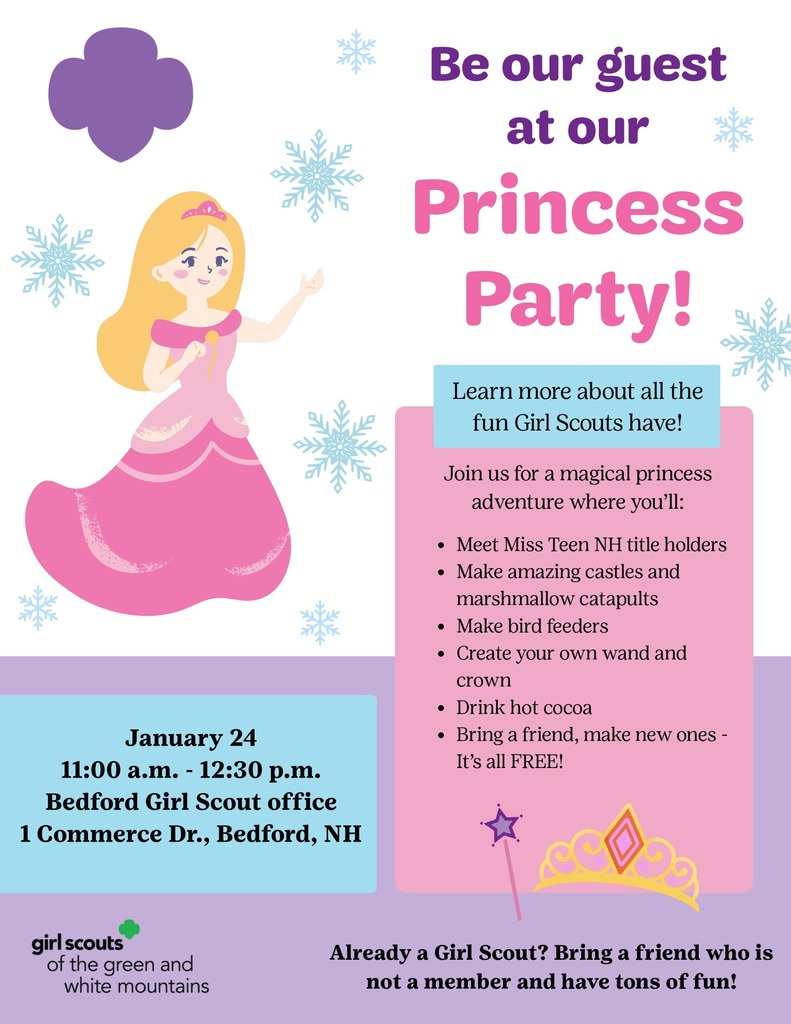 Flyer: Girl Scout Princess Party