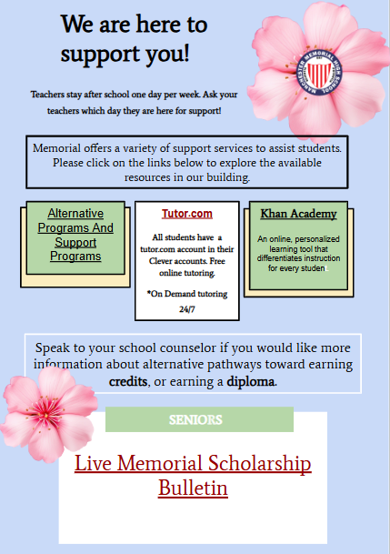 We are here to support you