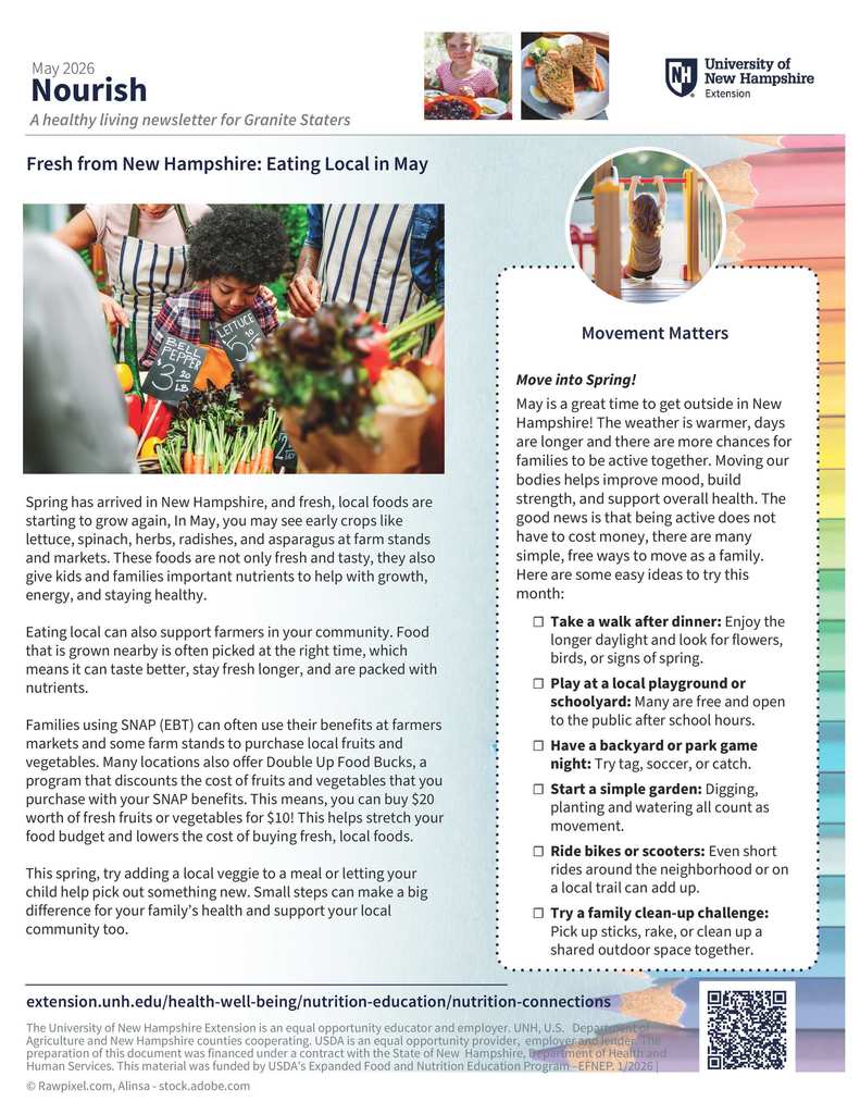May's edition of Nourish