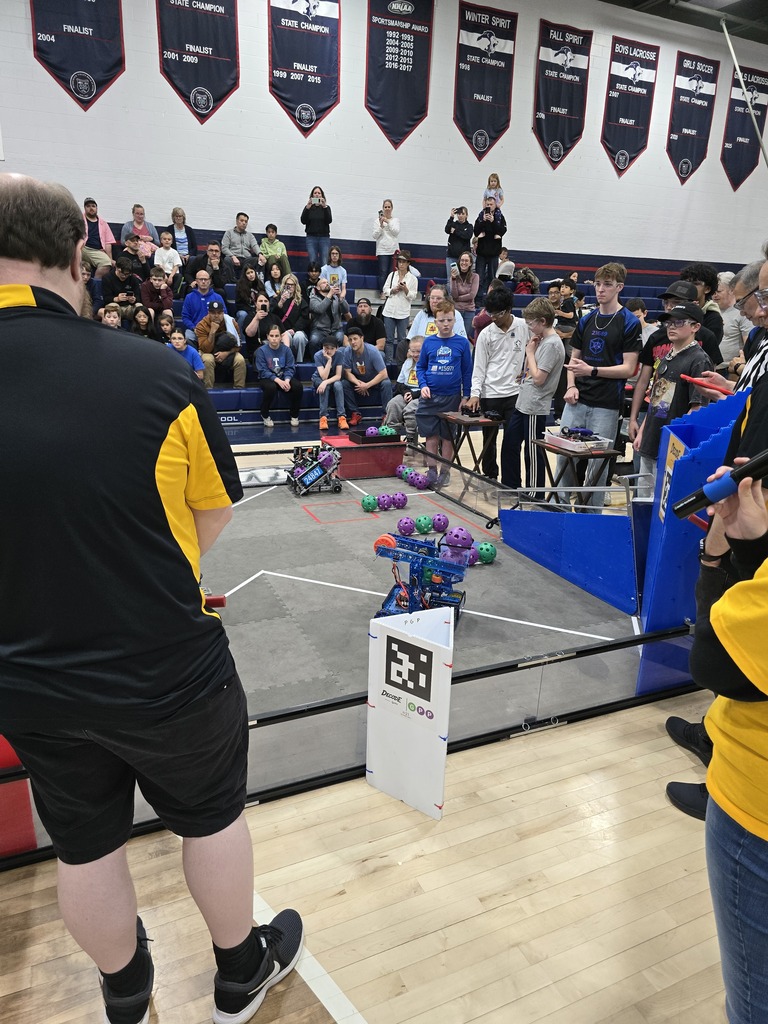 Robotics Team , Knytes Bytes, in action at a competition