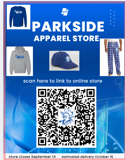 poster with QR code