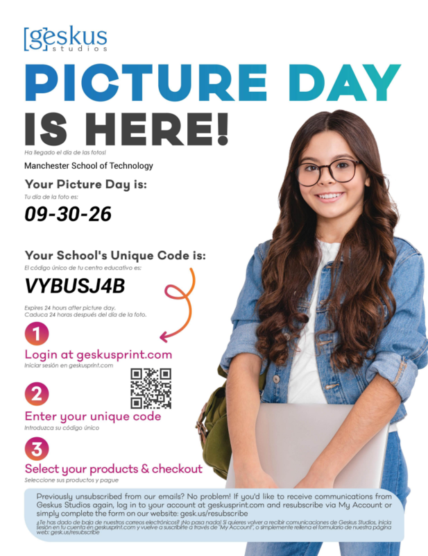 Geskus picture day flyer