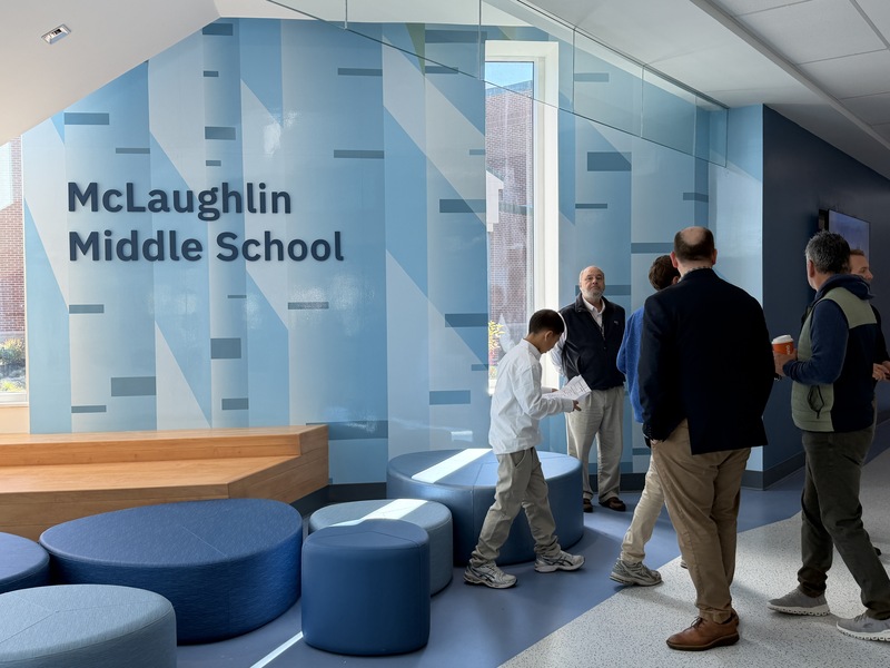 Ribbon Cutting at McLaughlin Middle School