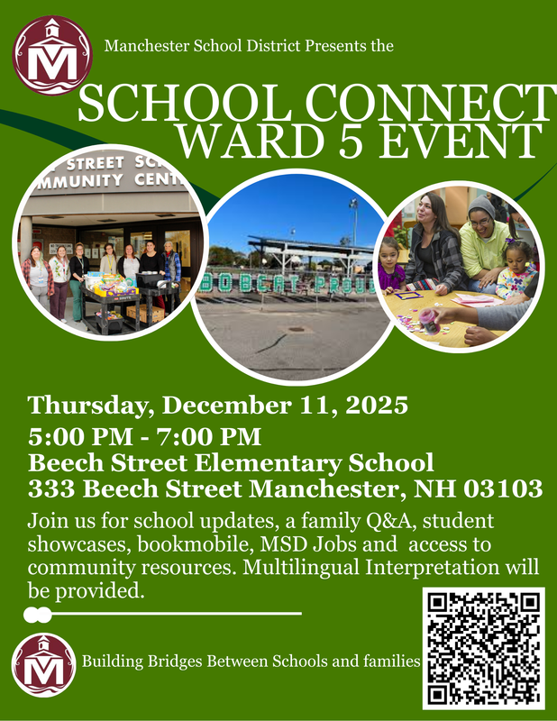 Ward 5 school connect flyer