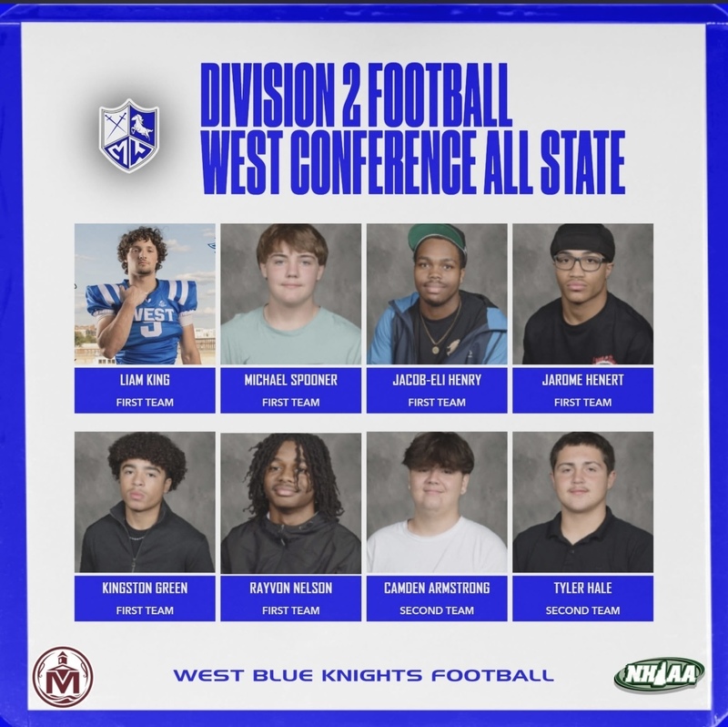 D2 Football West Conference All-State Selections