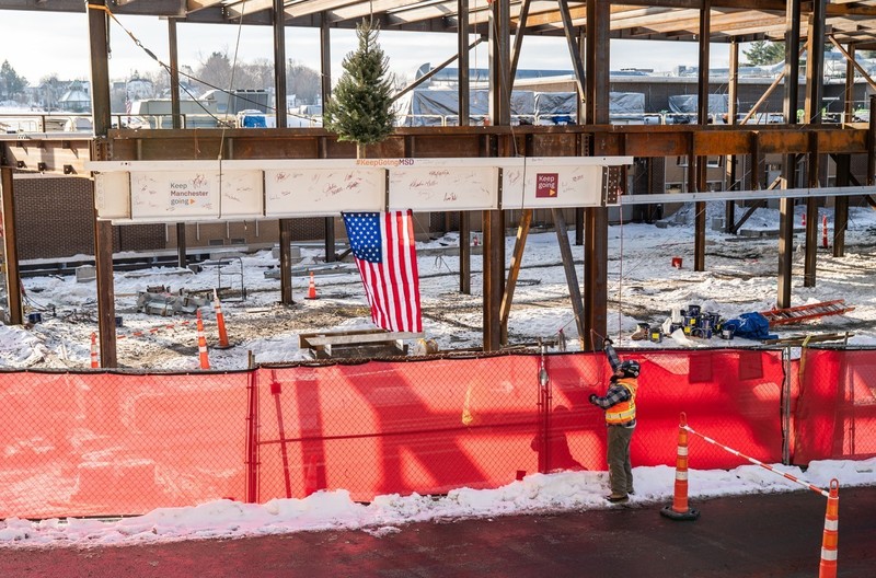 topping off ceremony at hillside