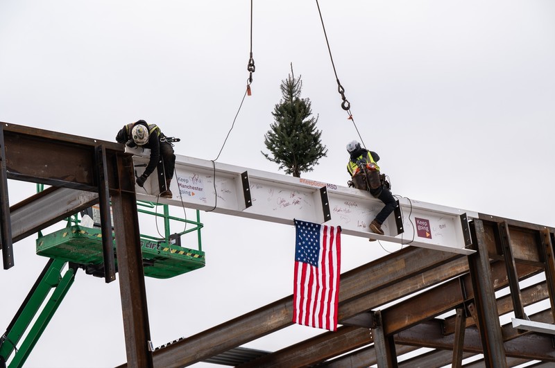 topping off ceremony at hillside