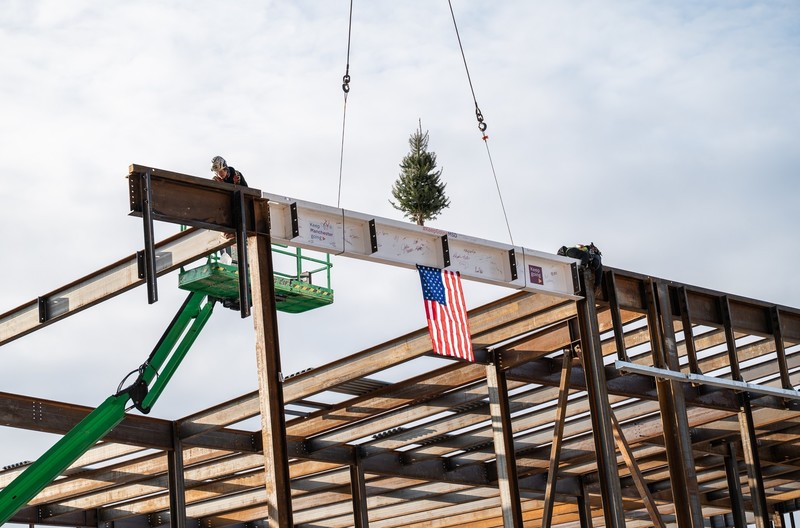 topping off ceremony at hillside