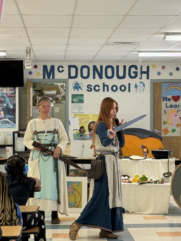 Vikings visit McDonough