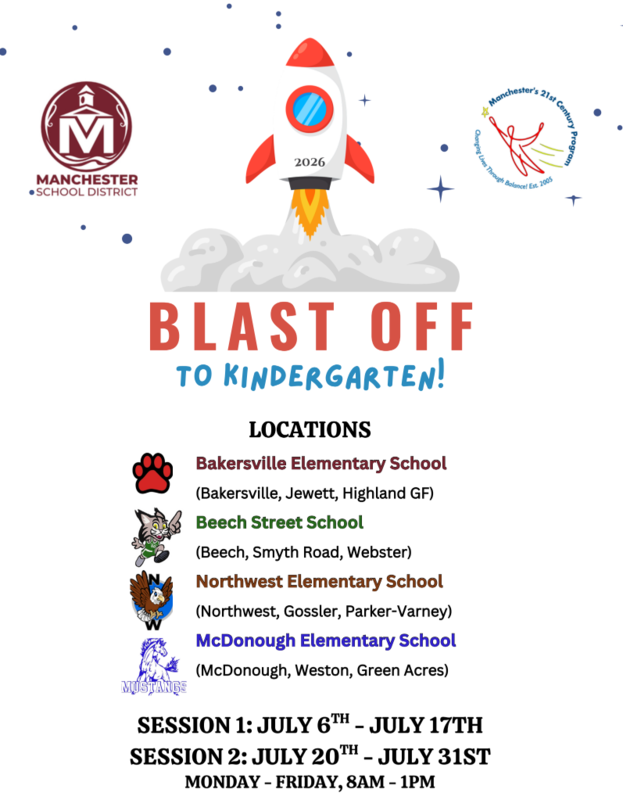 Blast Off to Kindergarten information sheet