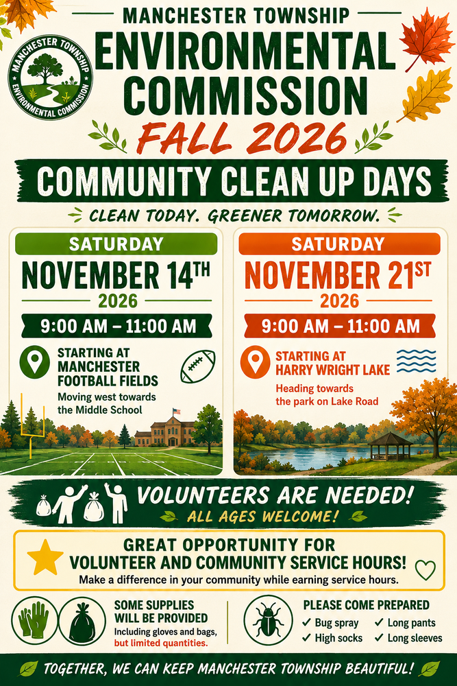 Flyer for the Fall 2026 Environmental Commission