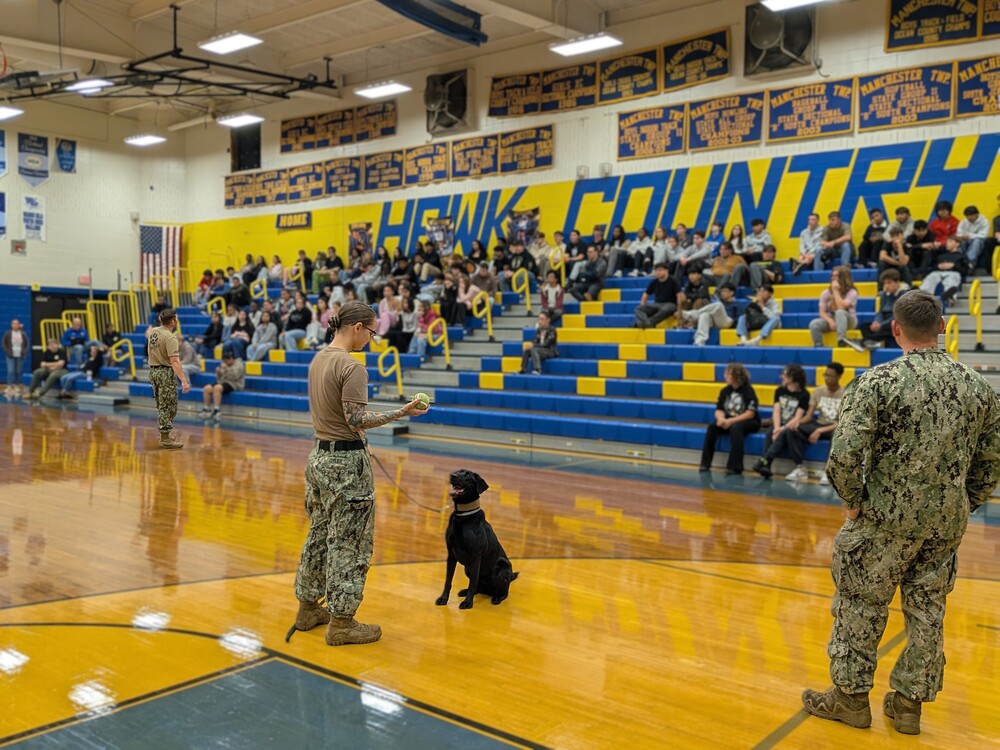 JB-MDL K-9 Handler at MTHS Assembly