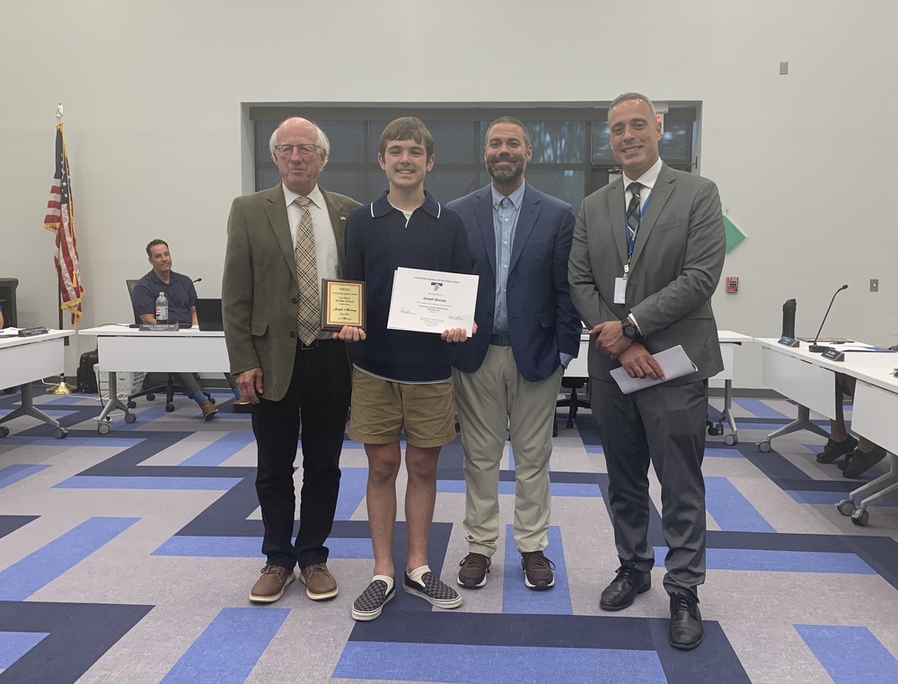 Joseph Murray Receives The NJ Council for the Social Studies Award