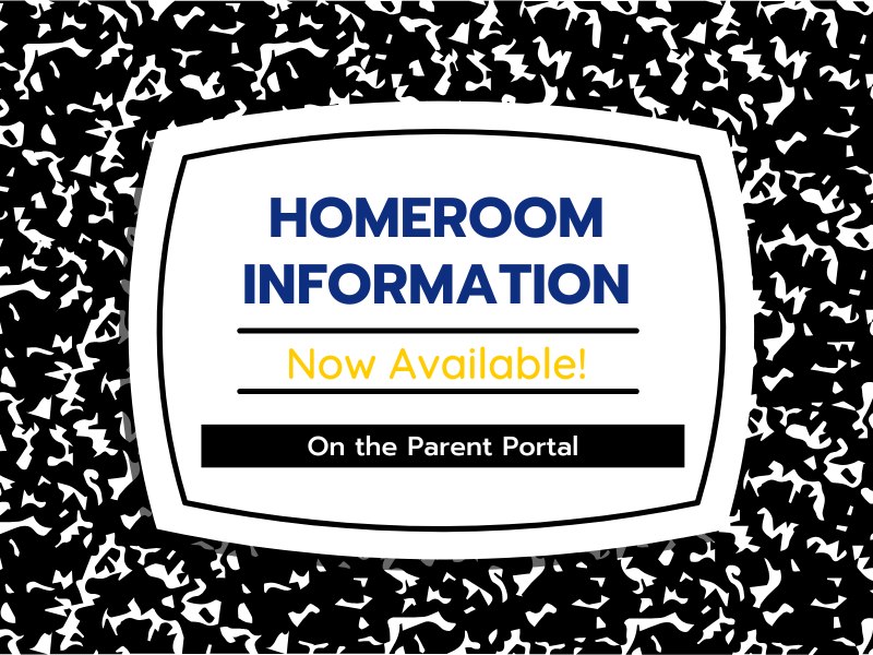 Homeroom informatioin now available