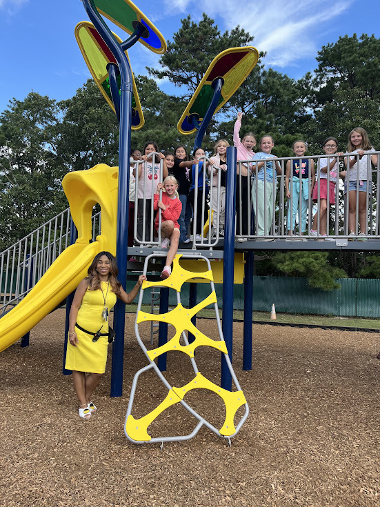 WES Playground Ribbon Cutting September 2025