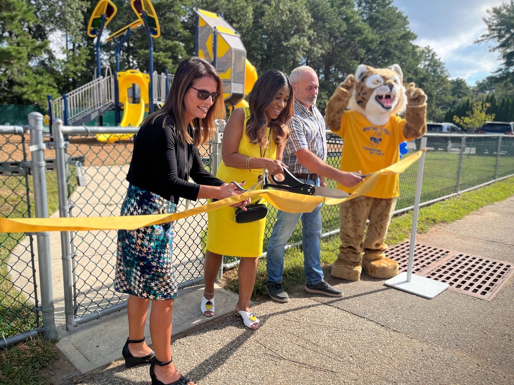 WES Playground Ribbon Cutting September 2025