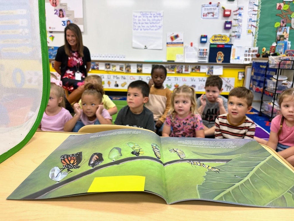 WES Preschool Students - Butterfly Lesson