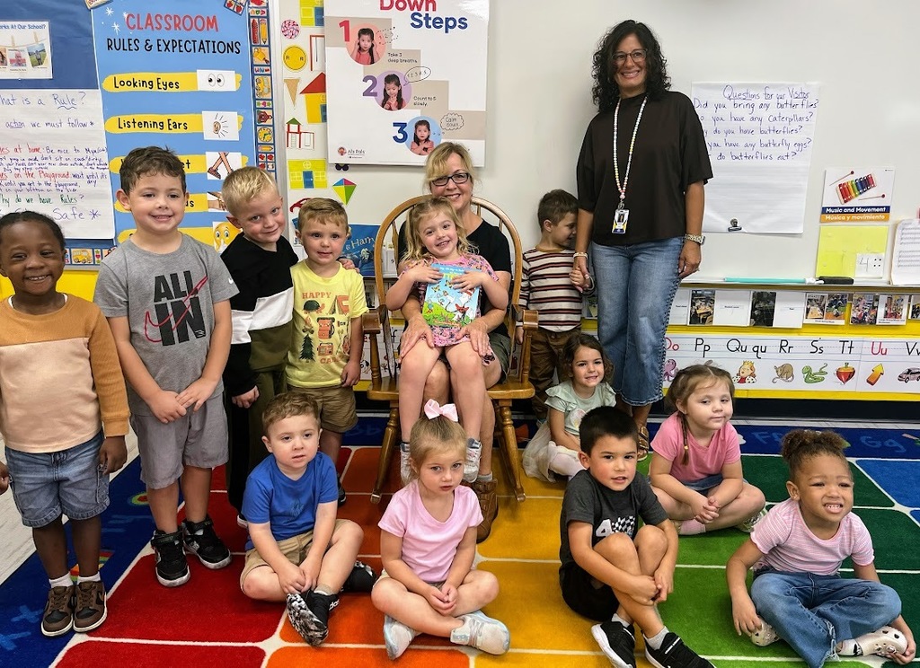 WES Preschool Students - Butterfly Lesson