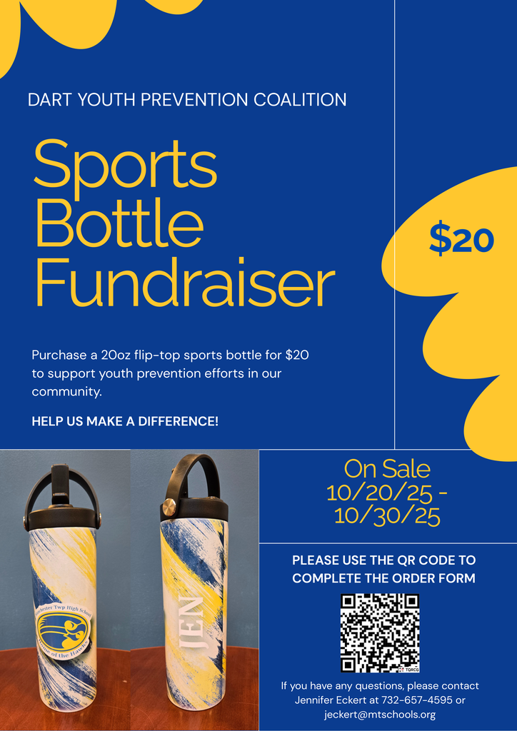Sports Bottle Fundraiser Flyer