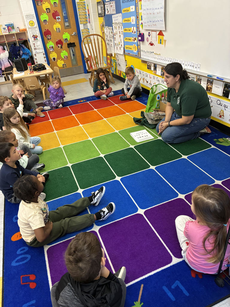 Whiting Preschool students explored trees this fall as part of their Creative Curriculum. They enjoyed nature walks, pumpkin patches, and a visit from a Cloverdale Parks Naturalist who shared local tree knowledge and hands-on learning with the classes.