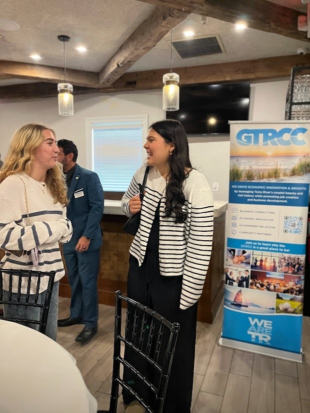 MTHS SLE students put their leadership and public speaking skills to work at today's Greater Toms River Chamber of Commerce event. They networked with business leaders and students from neighboring programs, gaining invaluable real-world experience. More atmwww.manchestertwp.org