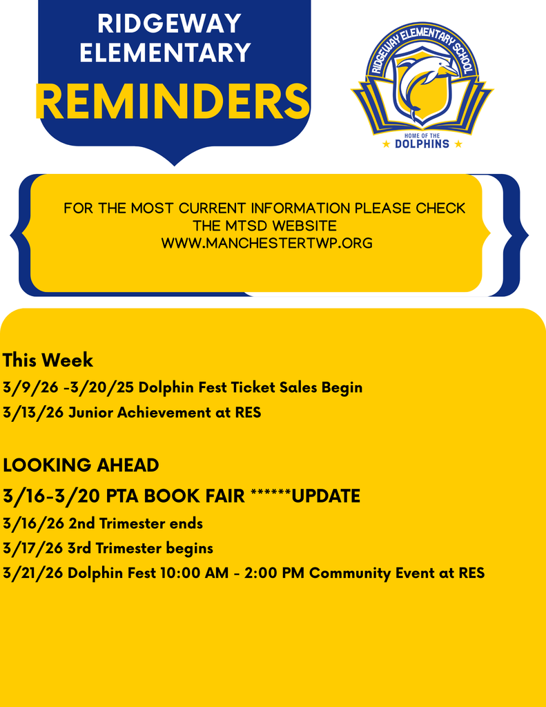 Reminders page for Ridgeway 