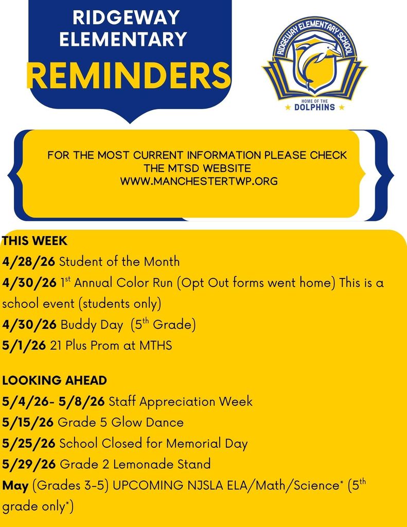 Reminders for the week at RES page 1 of 4