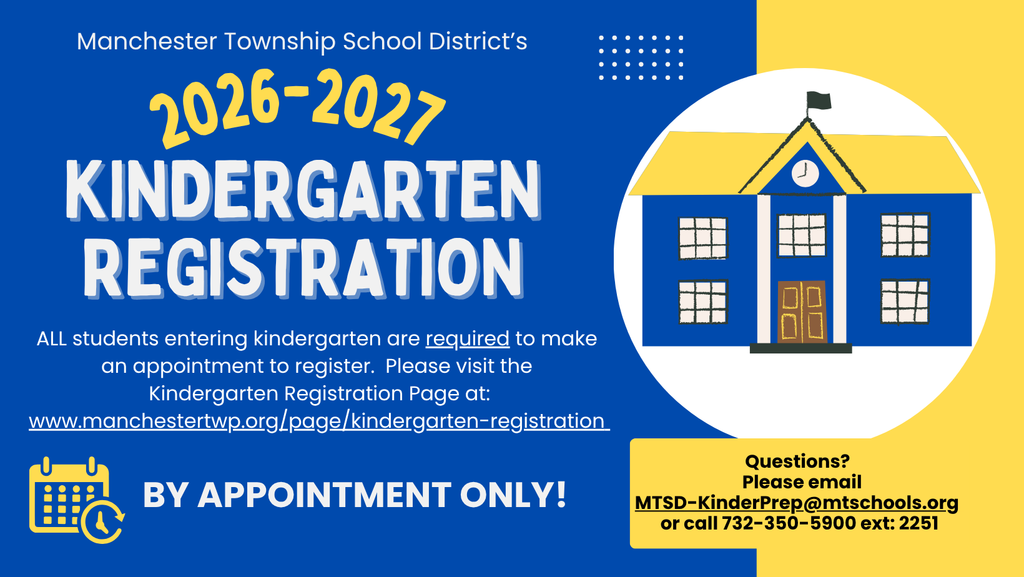 Kindergarten Registration Reminder - May 2026